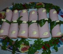 Рулет из ветчины