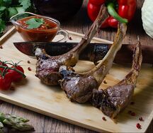 Шашлык из бараньей корейки