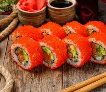 Ролл Калифорния лосось