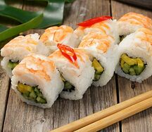 Ролл фила лайт креветка