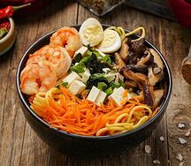 Суп Рамен с креветками