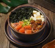 Суп Мисо с лососем