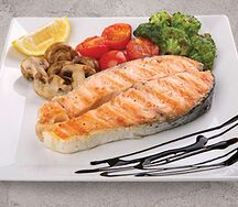 Стейк из лосося