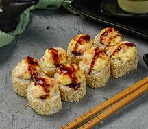 Ролл угорь кунжут