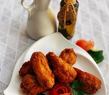 Хрустящие крылышки в панировке