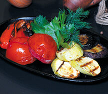 Ассорти овощей на углях