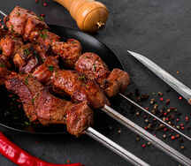 Шашлык из мякоти ягненка