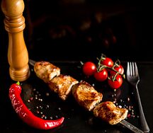 Шашлык из cвинoй шеи