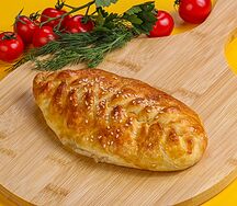 Пирог с картошкой и сосиской