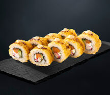 Ролл темпура с лососем