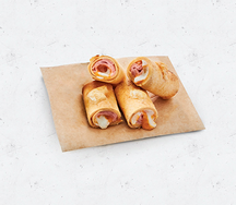 Рулетики с ветчиной