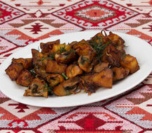 Картофель с грибами