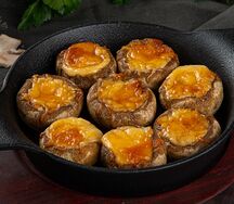 Грибы, запеченные с сыром