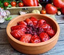 Кюрза из баранины с вишней