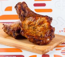 Свиная корейка на углях