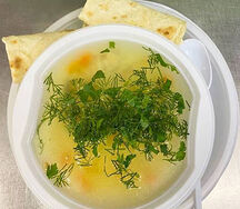 Куриные лапша