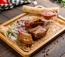 Шашлык из свиных ребер