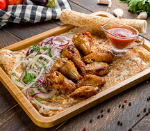 Шашлык из куриных крыльев