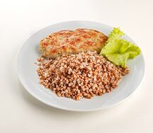 Котлета куриная с гарниром