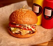 Стейкбургер из куриного бедра