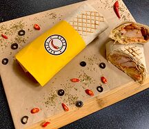 Шаурма Цезарь со свининой