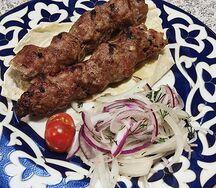 Люля-кебаб из курицы на мангале