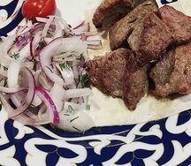 Шашлык из мякоти телятины