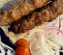 Люля-кебаб из телятины на мангале