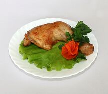 Бедро куриное жареное