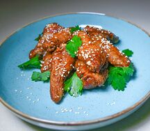 Крылышки в соусе терияки