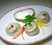 Манты с телятиной