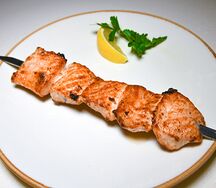 Шашлык из семги