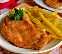 Филе куриное в панировке с соусом терияки