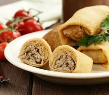 Блинчики с мясом