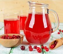Клюквенный морс