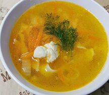 Лапша куриная