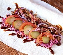 Шаурма со свининой с двойным мясом ХL