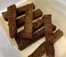 Гренки чесночные