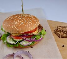 Бургер Цезарь с курицей