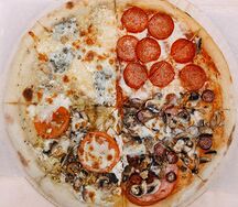 Пицца 4 вкуса 32 см