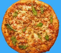 Домашняя мясная пицца