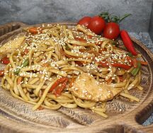 Wok с курицей