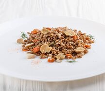 Гречневая каша с грибами