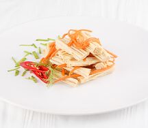 Салат спаржа по-корейски с морковью