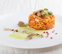 Капуста тушеная с грибами