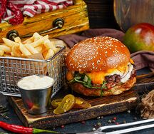 Комбо бургер Манго-чили