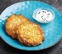 Драники со сметаной