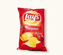 Чипсы Lays рифленые Паприка