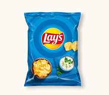 Чипсы Lays Сметана и зелень