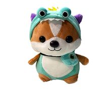 Игрушка мягкая Корги бирюзовая